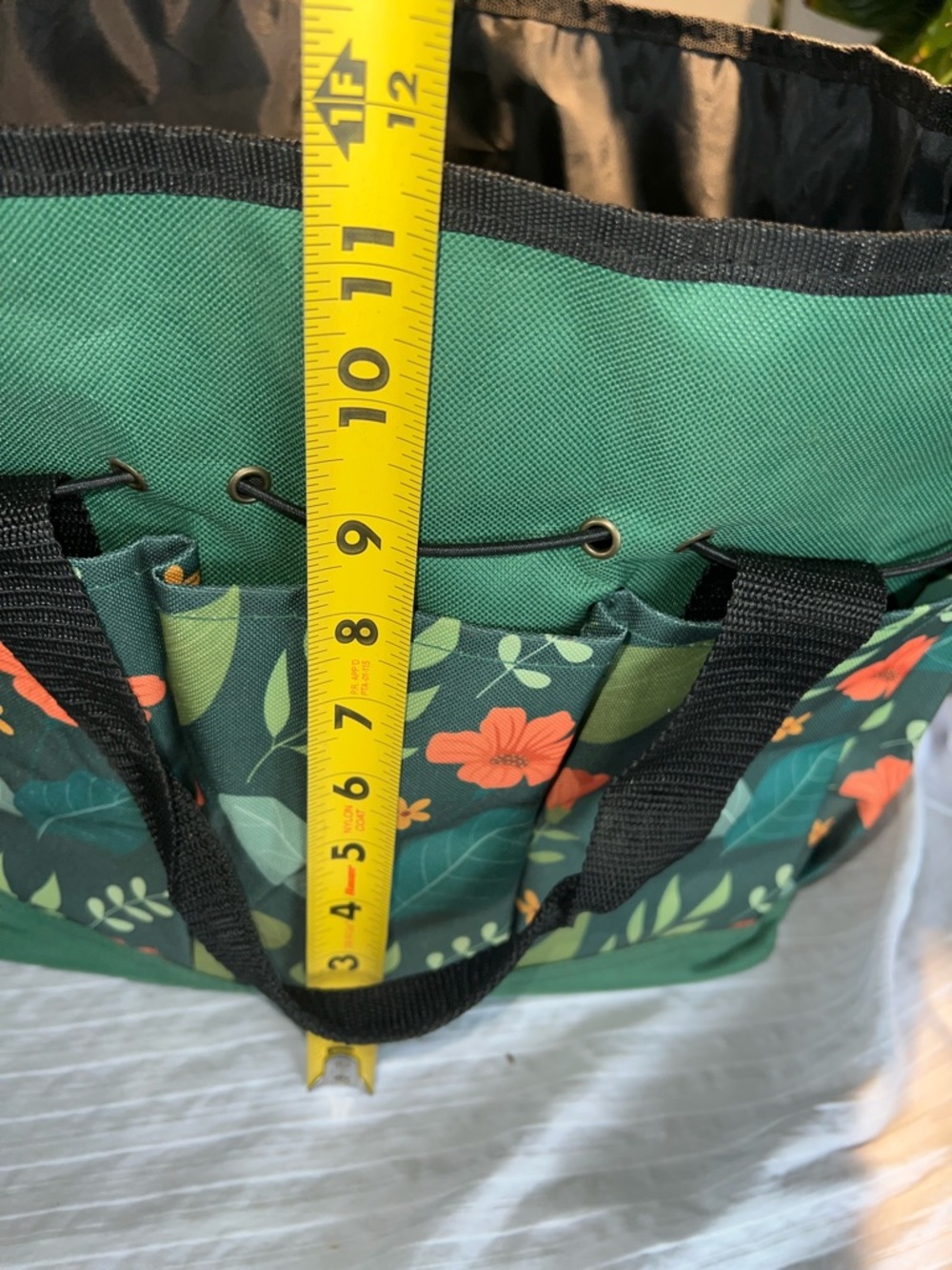 Green Floral Utility Organizer Expandable Tote by GeeDuo Garden Tools - Picture 16 of 16